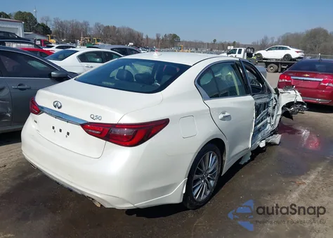 2018 Infiniti Q50 3.0T Luxe from USA, damaged, VIN JN1EV7AR9JM437084